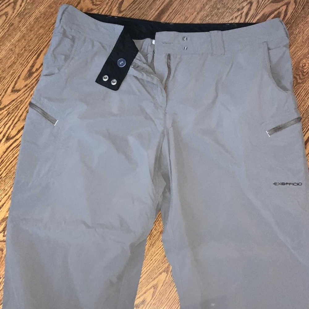 Exofficio Nomad Travel Convertable Straight Leg Pants Women’s 18 Gray UPF 30+ - Picture 7 of 9